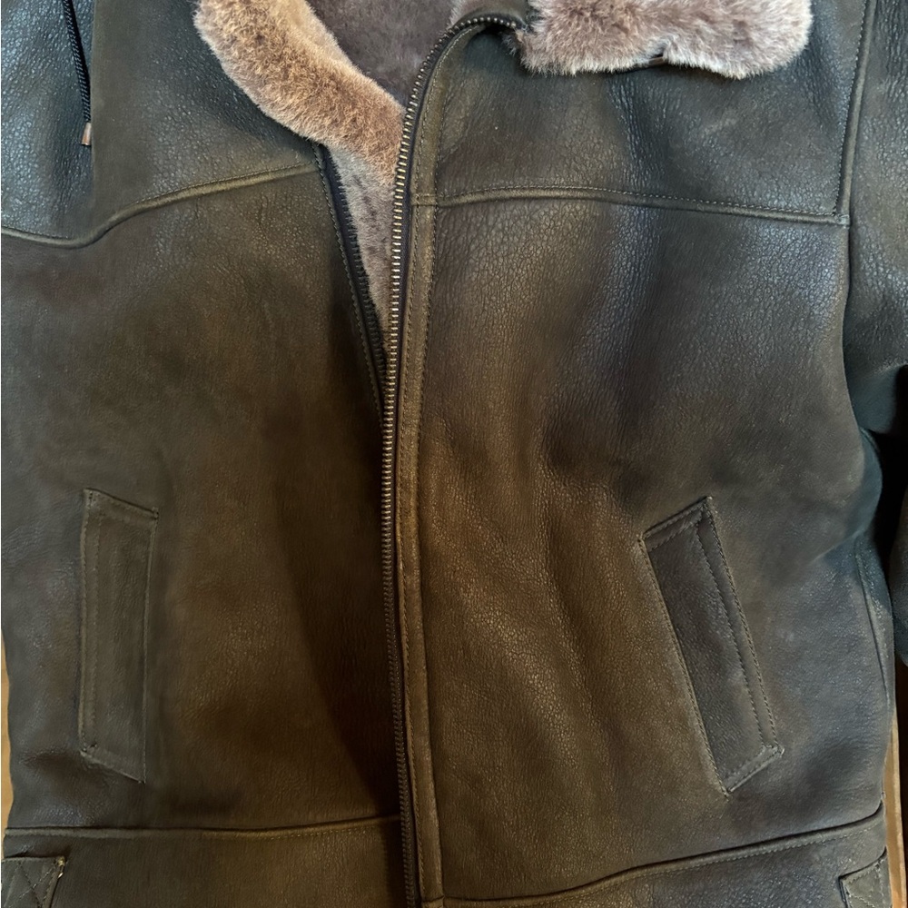 Men’s Faux Fur Lined Jacket - Picture 7 of 10
